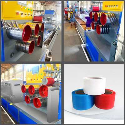 High-speed 5-19mm single screw PP strapping production line PP strapping production equipment with 24-hour non-stop production