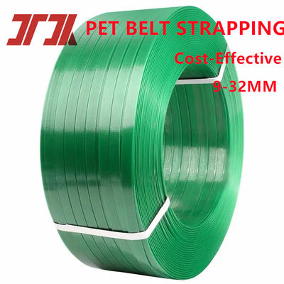 OEM ODM Embossed Plastic PET Packing Belt Pallet Strapping Green Black Yellow