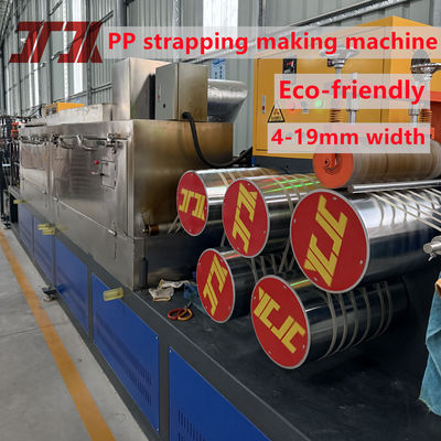 PLC Control Polypropylene PP Strap Production Machine Six Strap Output 360-380kg/H