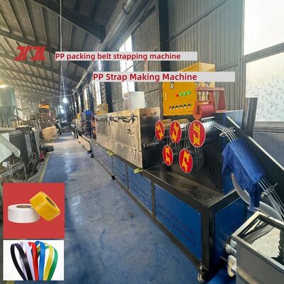 100% Polypropylene PP strapping machine PP strapping production line with PLC control system