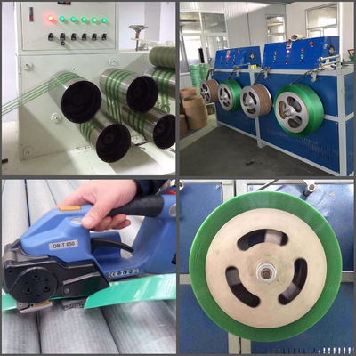 Extrusion Machinery 9-32 mm PET Steel Strip Production Line PET Extrusion Equipment for 100% PET Crushed Material Production