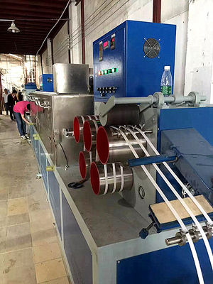 Plastic PP Strap Band Extrusion Line Manufacturing Machine Speed Adjustable