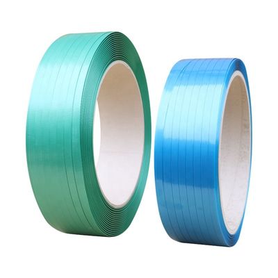 PET Polyester Plastic Packing Belt Colored Embossed Strapping 9-32mm Customized Good Tension