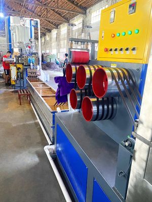 Brick Kiln Embossed Polyester PET Strap Extrusion Line 16mm Strapping Band Extruder