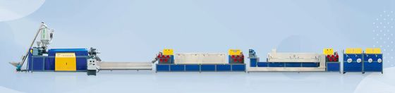 Width 5mm 19mm PP packing belt machine Double Output Recycled Material