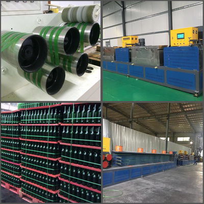 Auto 400kg/H PET Strap Making Machine 19mm Width Strapping Band Extruder With PLC Control