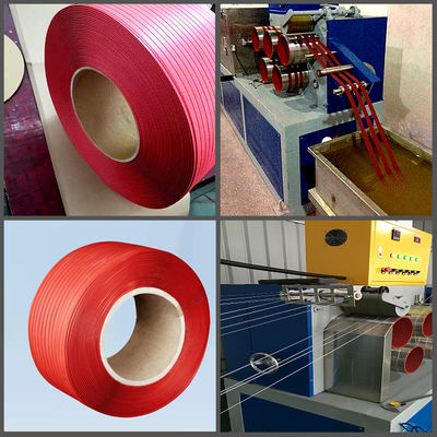 250-300m/Min Running Speed Plastic Strap Production Line With Non-Stop Screen Changer
