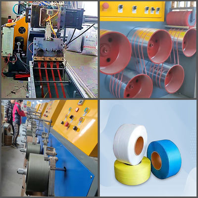250-300m/Min Running Speed Plastic Strap Production Line With Non-Stop Screen Changer