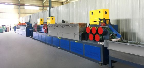 Output 3 Straps PET Strapping Band Production Line Chinese English PLC Control System