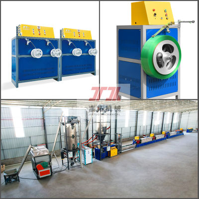 GUGAO Motor Plastic Strap Packing Machine 9 - 32mm PET Strap Manufacturing Machine