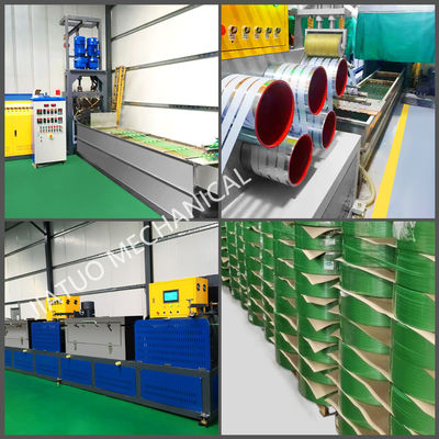Recycled Flakes PP PET Strap Making Machine Automatic With Three Feeder