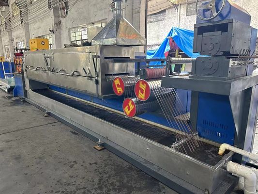 100% recycled PP Plastic Packing Belt Extrusion Line 5-15mm single-screw PP belt making machine