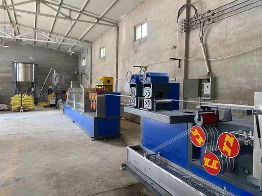 Efficient PP Strap Production Line 50KW Power Consumption Straightness Flexible