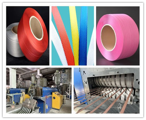 80KW Power Consumption PP Strap Making Machine With GUOMAO Reducer And Automatic Winder
