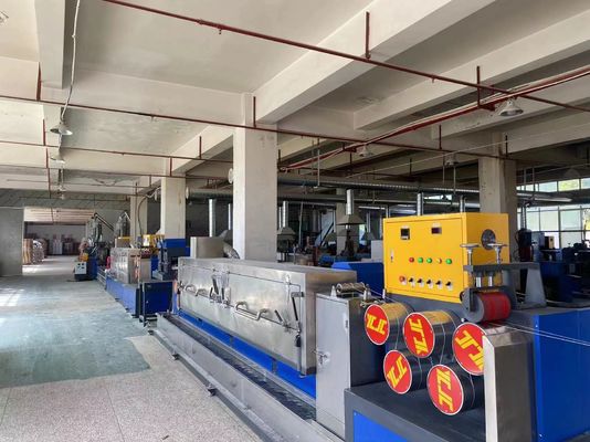GUOMAO Motor Driven PP Strap production line Six straps Output For 450-500KG/H