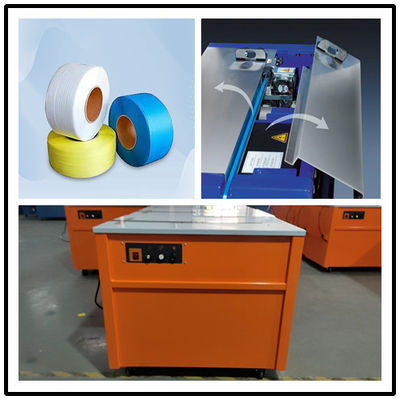 Fully automatic strapping machine of PP packing or High speed packing with desktop strapping machine