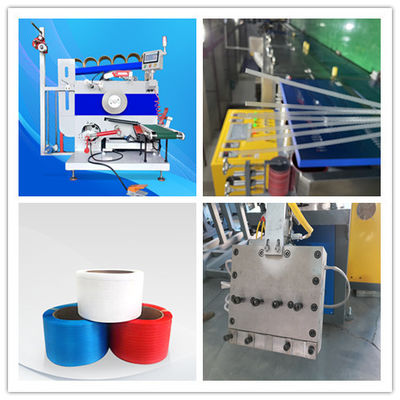 Automatic PP Strap Making Machine For 5-32mm Width And 0.5-1.5mm Thickness Straps