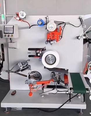 PLC touch screen strapping tape winding machine, automatic packaging winding machine, PET packing tape winding machine