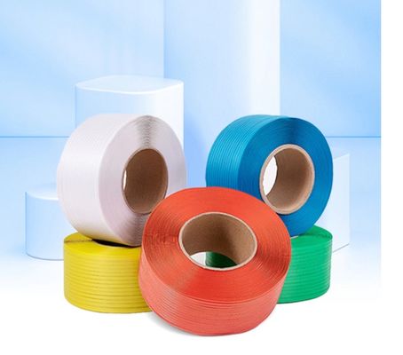 10kg/roll PP packing band 5-19mm PP PET strapping band with embossed surface
