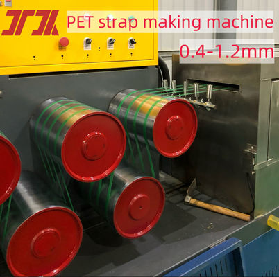 Three Output PET Strap Extrusion Line With Automatic Winder PET Bottle Flake