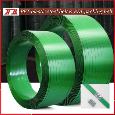 Wholesale environmentally friendly PET plastic steel strapping PET strapping packaging materials for pneumatic balers