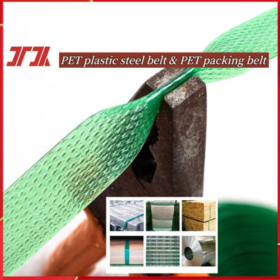 Wholesale Packaging Materials Green PET Strapping PET Plastic Steel Strapping Heavy Duty Product Strapping