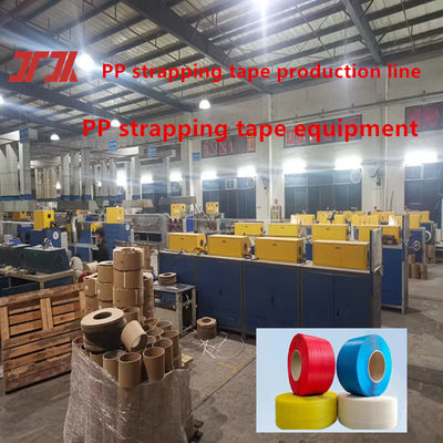 Plastic Machinery PP Strapping Production Line PP Strapping Equipment For PLC Control System