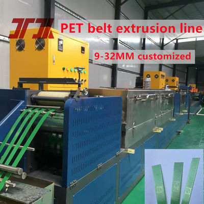 Green Color Embossed 20Kg Width Polyester PET Strapping 1200 Length Break Strength