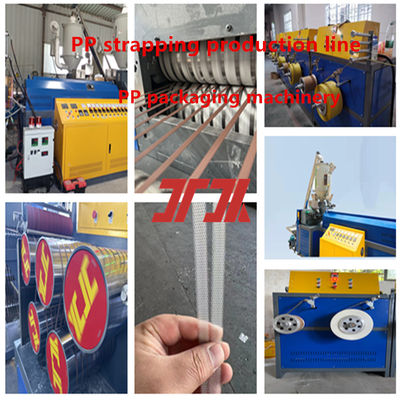 High speed 5-19mm PP strapping tape extruder, PP strapping tape equipment with servo winding machine