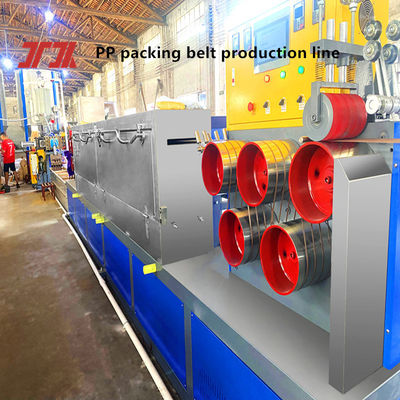 Fully Automatic Winder 5-19mm Customized PP Strap Making Machine Use For Carton Wood Packing Printing Logo