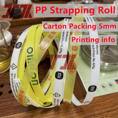 Customized 5-19mm High Tension Strength Plastic Belt PP Packing Strapping Band With Deep Embossing