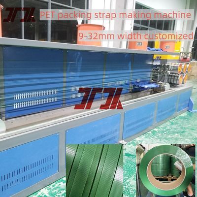 330kg/H Capacity Plastic Recycling Material PET Strap Making Machine With Saving 30% Energy And PLC Control
