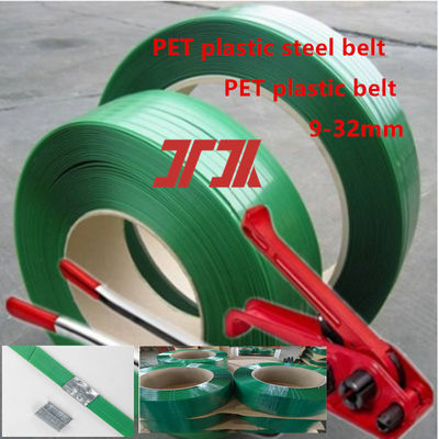 Factory Hot Sale 9-25mm PET Plastic Steel Strapping PET Pallet Strapping PET Steel Strapping for Pneumatic Strapping Machine Automatic Bonding