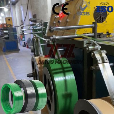 300KW 0.6mm PET Strap Extrusion Line Single Screw With PLC Control System 350-950kg