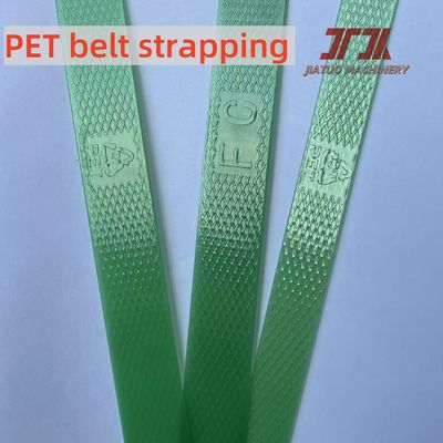 PET Polyester Plastic Packing Belt Colored Embossed Strapping 9-32mm Customized Good Tension