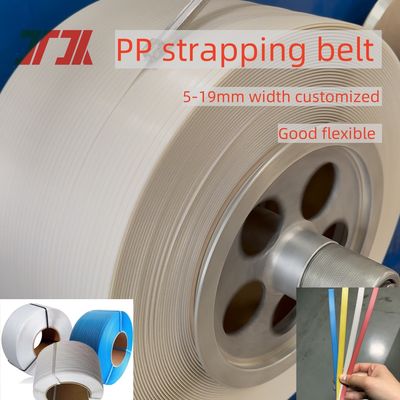 PP Plastic Recycle Pp Strapping Band Custom Cord Strap Roll Longer Length 5-19mm Good Straightness