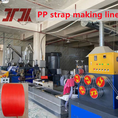 Fully Automatic PP Strap Making Machine With PLC Control And Automatic Winder 5-19mm
