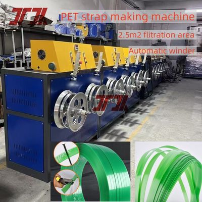 Green Virgin Material PET Strap For Brick Pallet Packing Good Tension 350-950kgf