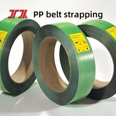 High-speed PET plastic steel strapping green PET strapping for handheld strapping machines