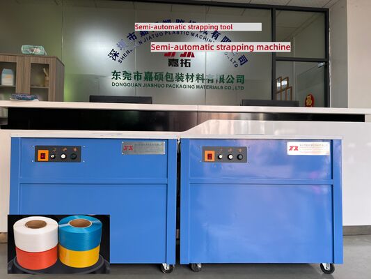 PP Belt Hand Banding Carton Box Strapping Machine Packing Semi Automatic Drive
