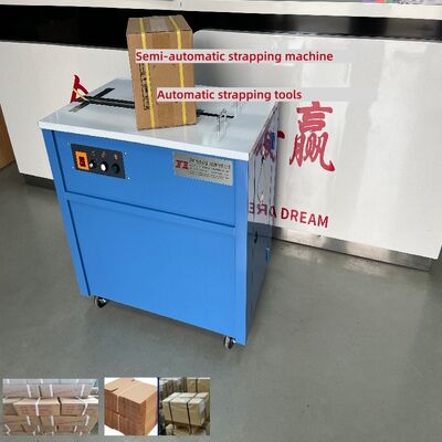 Upright Semi Auto Polypropylene Banding Machine Strapping Packing Machine