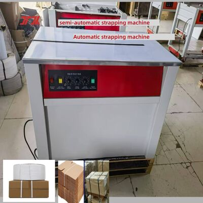Packaging machines Semi Automatic Strapping Machine AC Motor Control For PET PP Strap