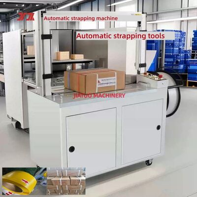High Speed Fully Automatic Strapping Machine One-Click Smart Operation With PLC Screen