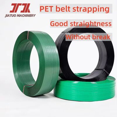 Customized Green Embossed Polyester PET Strapping in Various Specifications and Models for Machine Packaging