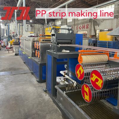 5-19mm Plastic PP Packing Strap Production Extrusion Line Make ±0.2mm Width Tolerance