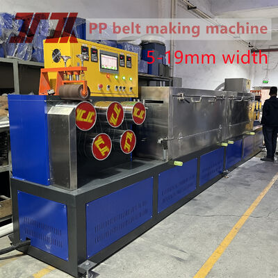 5-19mm 380kg/h Capacity Pp Packaging Tape Production Equipment With Automatic Screen Changer