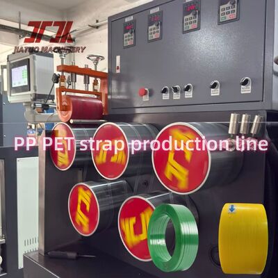 5-19mm PP Strap Making Machine Make Pp Box Strapping Roll Good Straightness