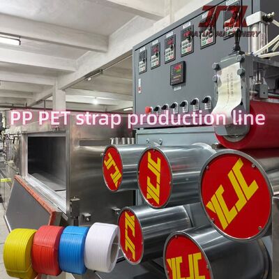5-19mm Width PP Strap Making Machine For Packing Belts With Automatic Winding Machine