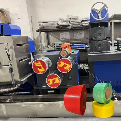 260kg/H Pp Strap Making Machine Packing Straps For Boxes With Non-stop Screen Changer