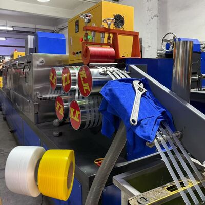 260kg/H Pp Strap Making Machine Packing Straps For Boxes With Non-stop Screen Changer